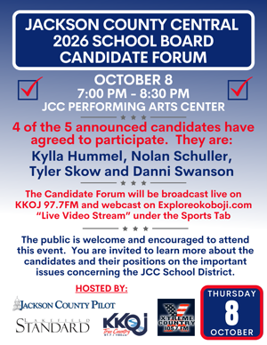Jackson County Central 2026 School Board Candidate Forum